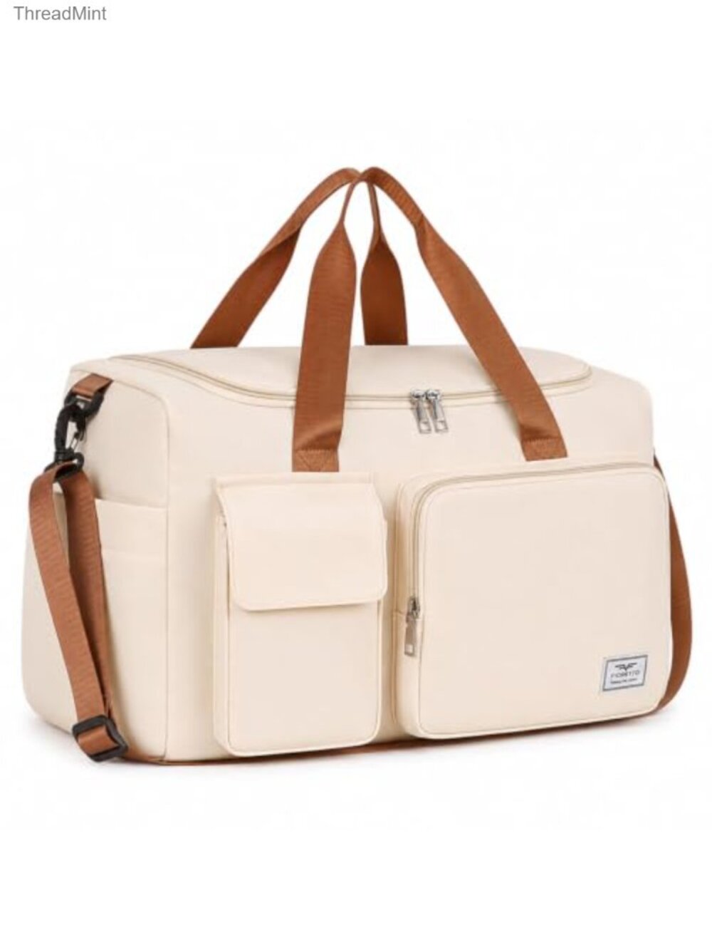 Gym Duffle Bag with Shoe Compartment, 30L Travel Weekender, Water Resistant